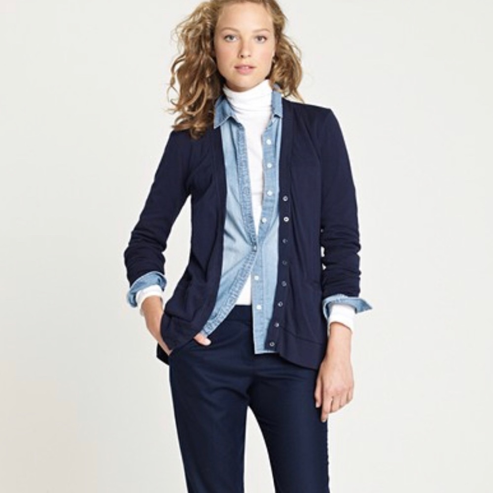 3 x J. Crew Perfect Fit Mixed Tape Cardigans